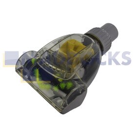 Universele grijze mini turboborstel voor in de hand (32 mm)