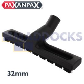 Universele zuigmond voor het reinigen van harde en parketvloeren met nylon borstels en plastic wieltjes van (32mm x 300 mm)