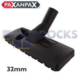 Universele zwart plastic zuigmond met dubbel pedaal voor zware toepassingen (32mm x 270 mm)