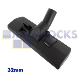 Originele zwart plastic zuigmond voor vloeren met dubbel pedaal voor Wessel-Werk (32 mm) 