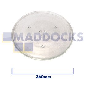 Universele Magnetron Draaitafel Glasplaat met 6 Fixers (360mm)
