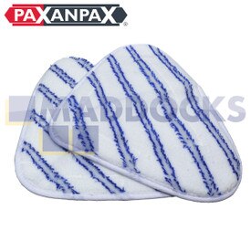 Compatibel voor Hoover Steam Express, Steamjet Express SSS1500C, S2IN1300 Series textiel microvezeldoekjes reinigingspads (AC33, pak van 2)